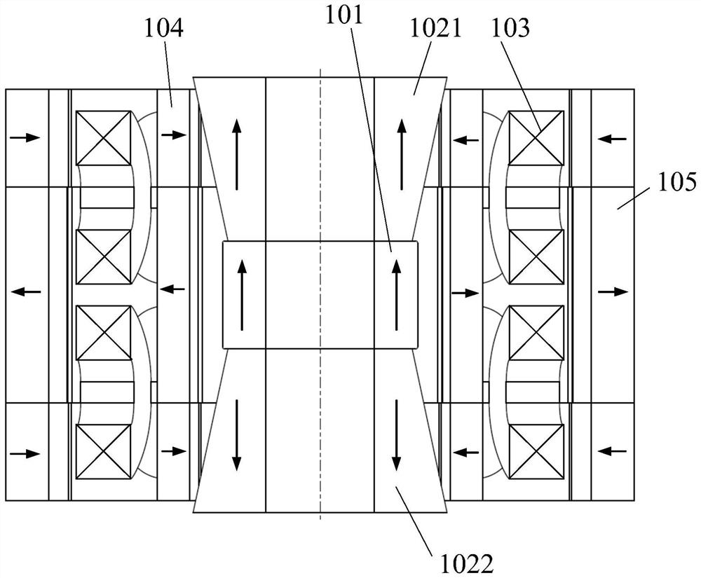 Magnetic suspension device and micropositioner