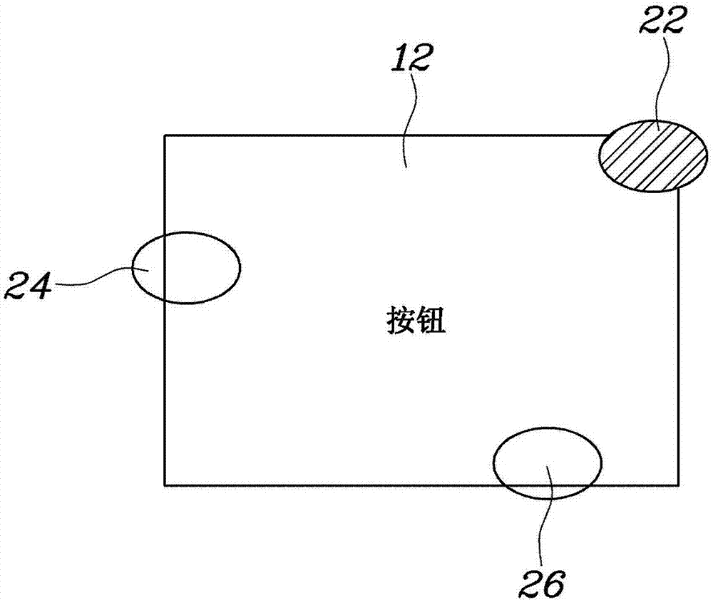 Fault determination system of button-type shifter