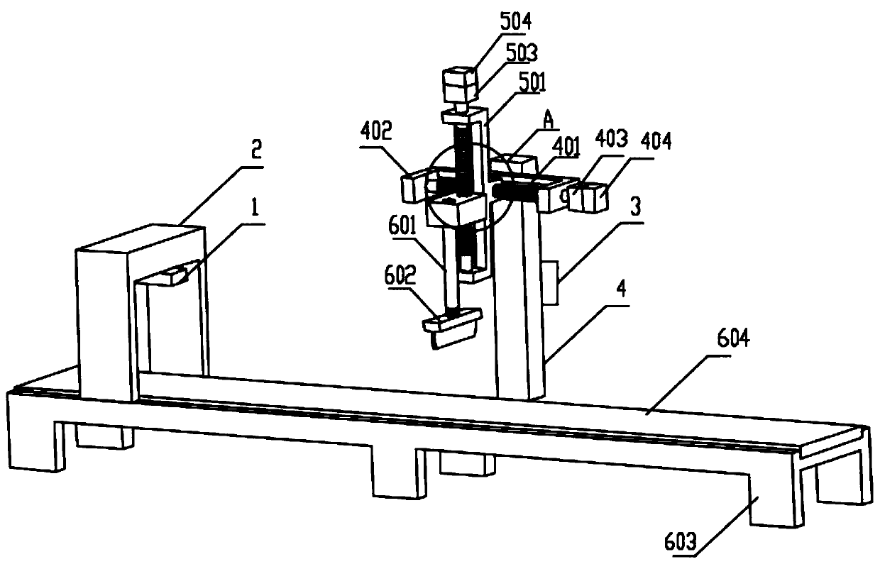 Aquatic product cutting device based on line laser