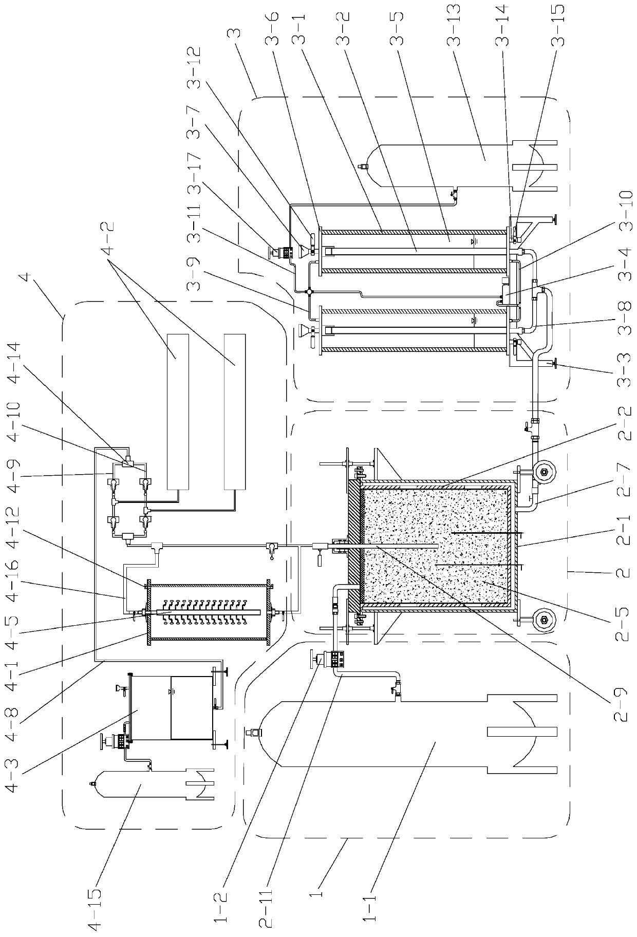 A critical test simulation equipment for penetration splitting grouting