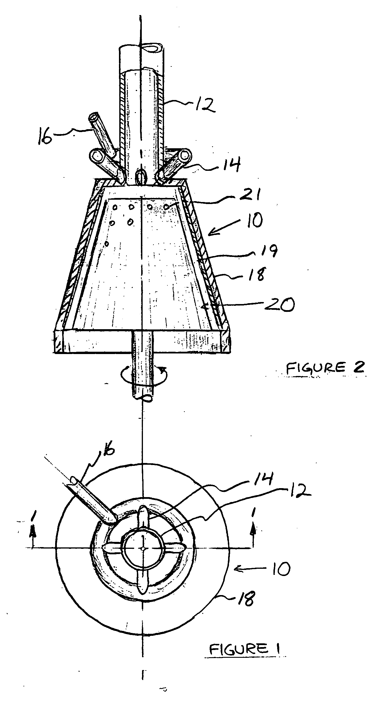 Process and apparatus for comminuting particle rubber