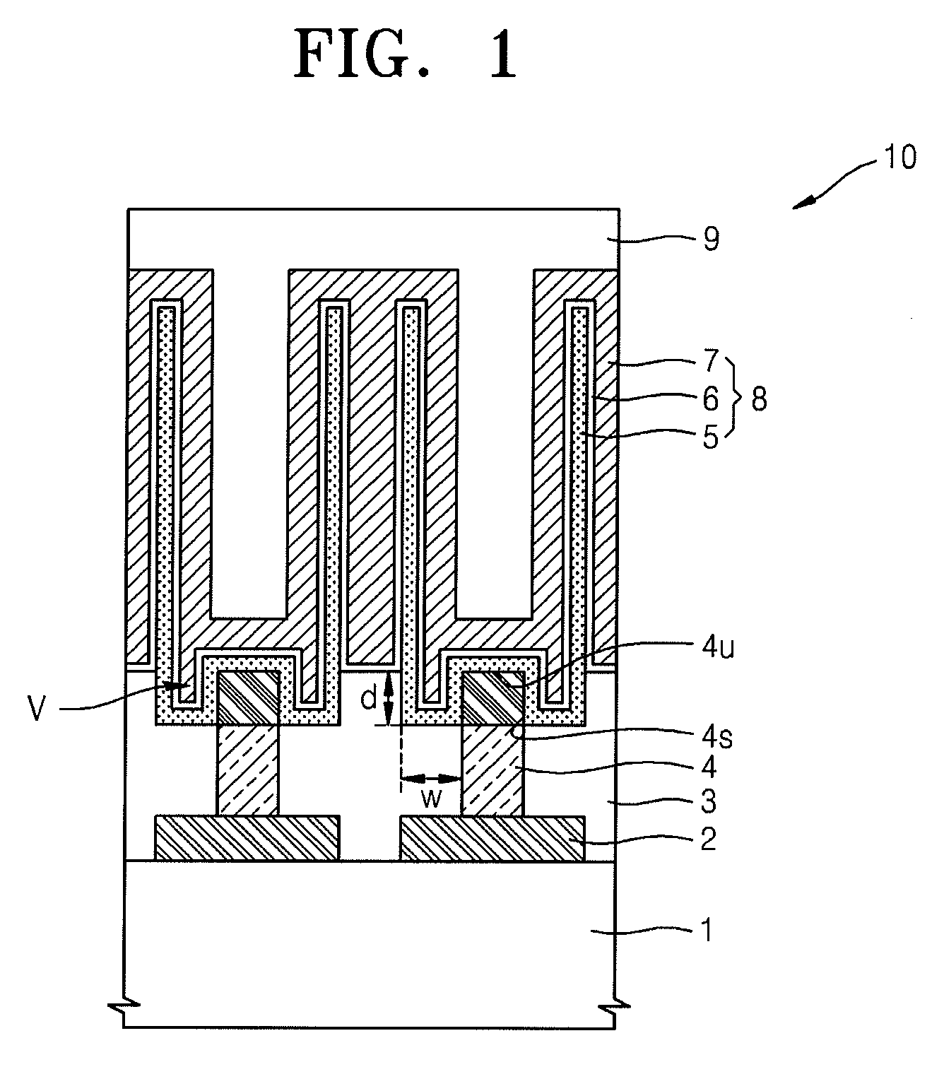 Semiconductor memory device including a cylinder type storage node and a method of fabricating the same