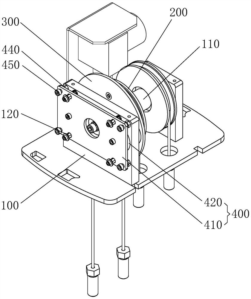 Bulb tube locking mechanism and ball tube lifting device