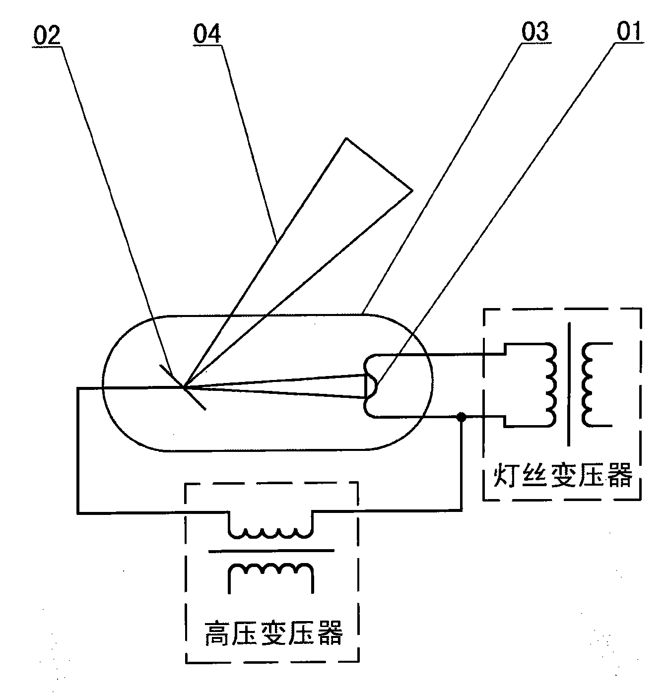 Method and device for controlling currents of X ray tube