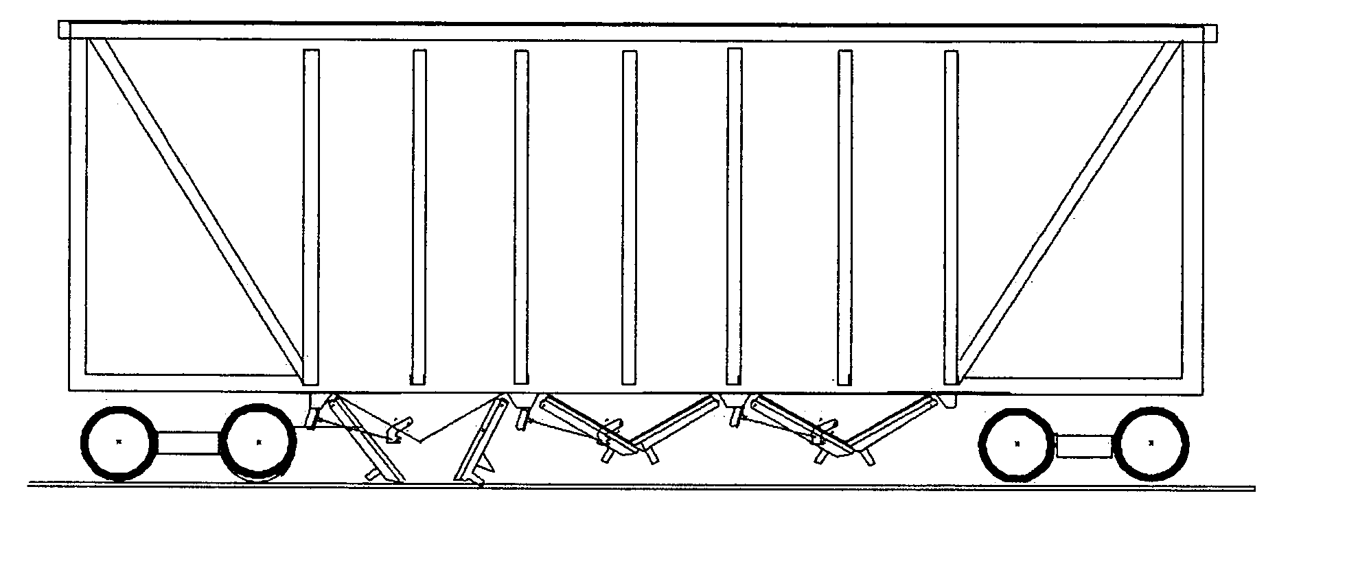 Rail car door opener