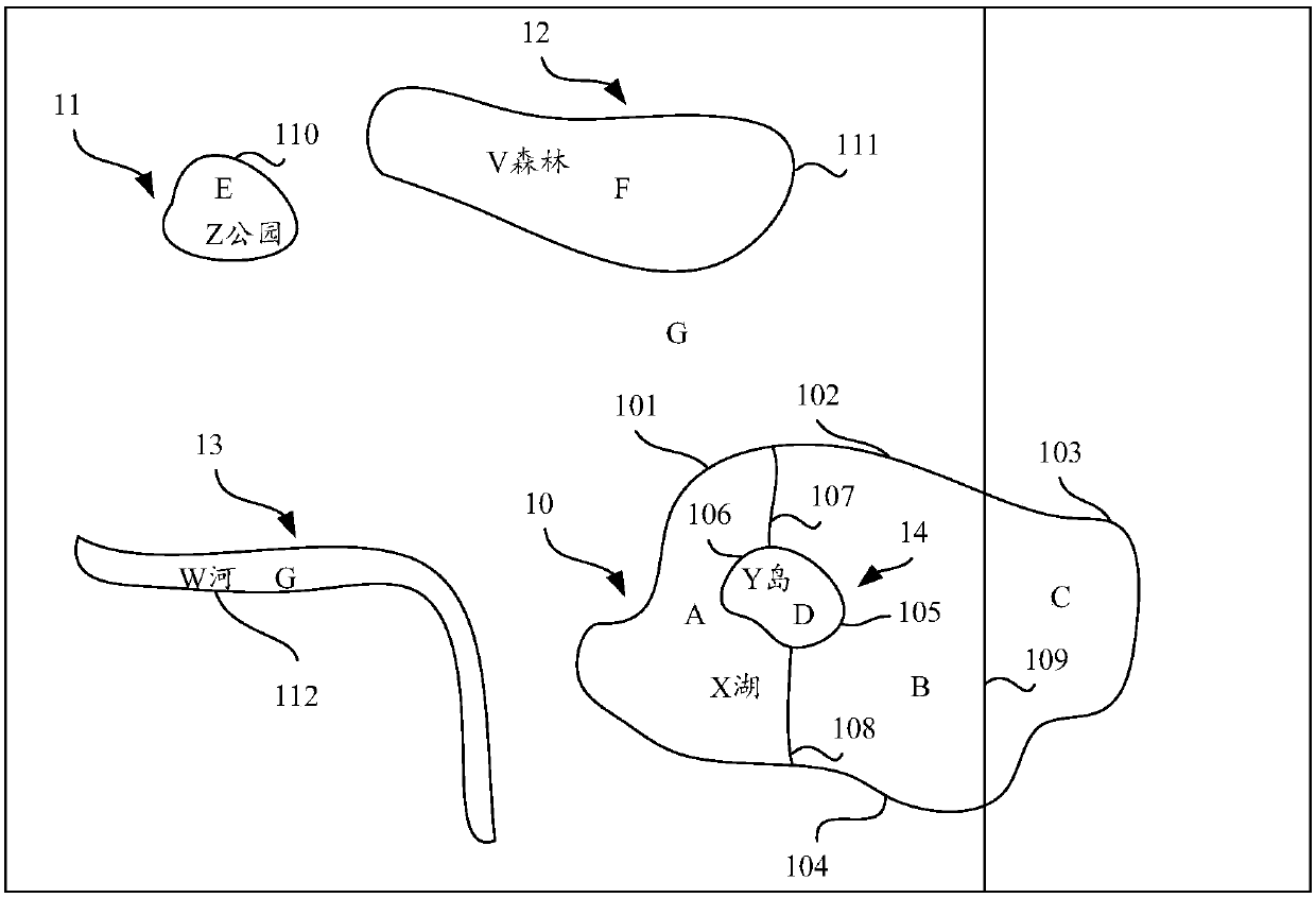 Electronic map display method and device