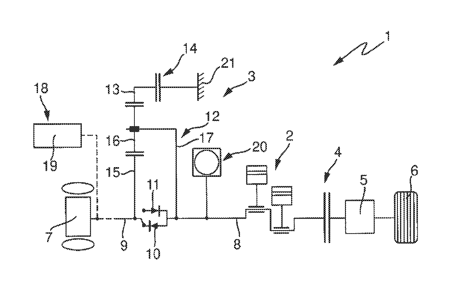 Method for controlling a shiftable planetary gear set in a belt pulley plane of a drivetrain