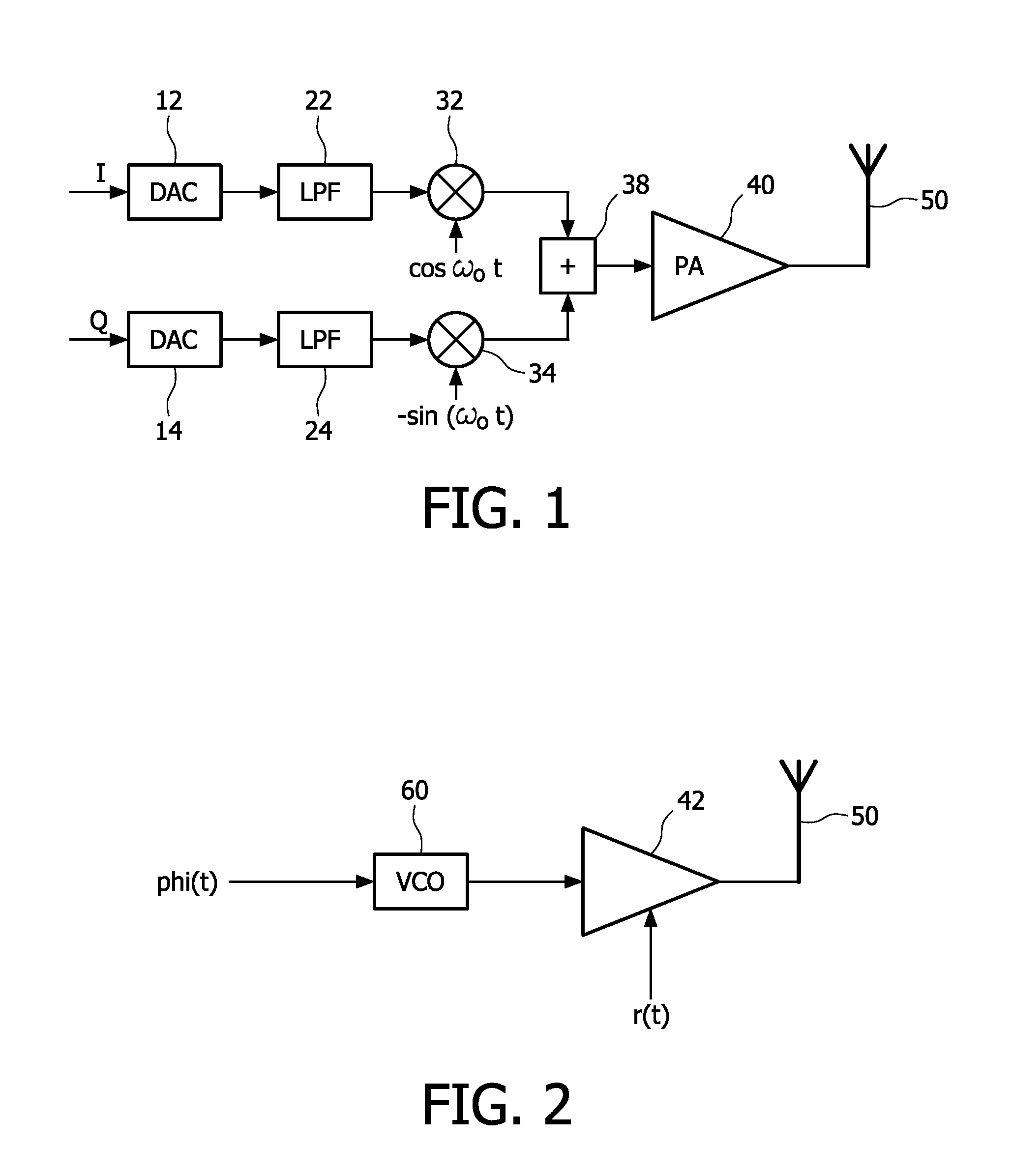 Multiple transmission apparatus with reduced coupling