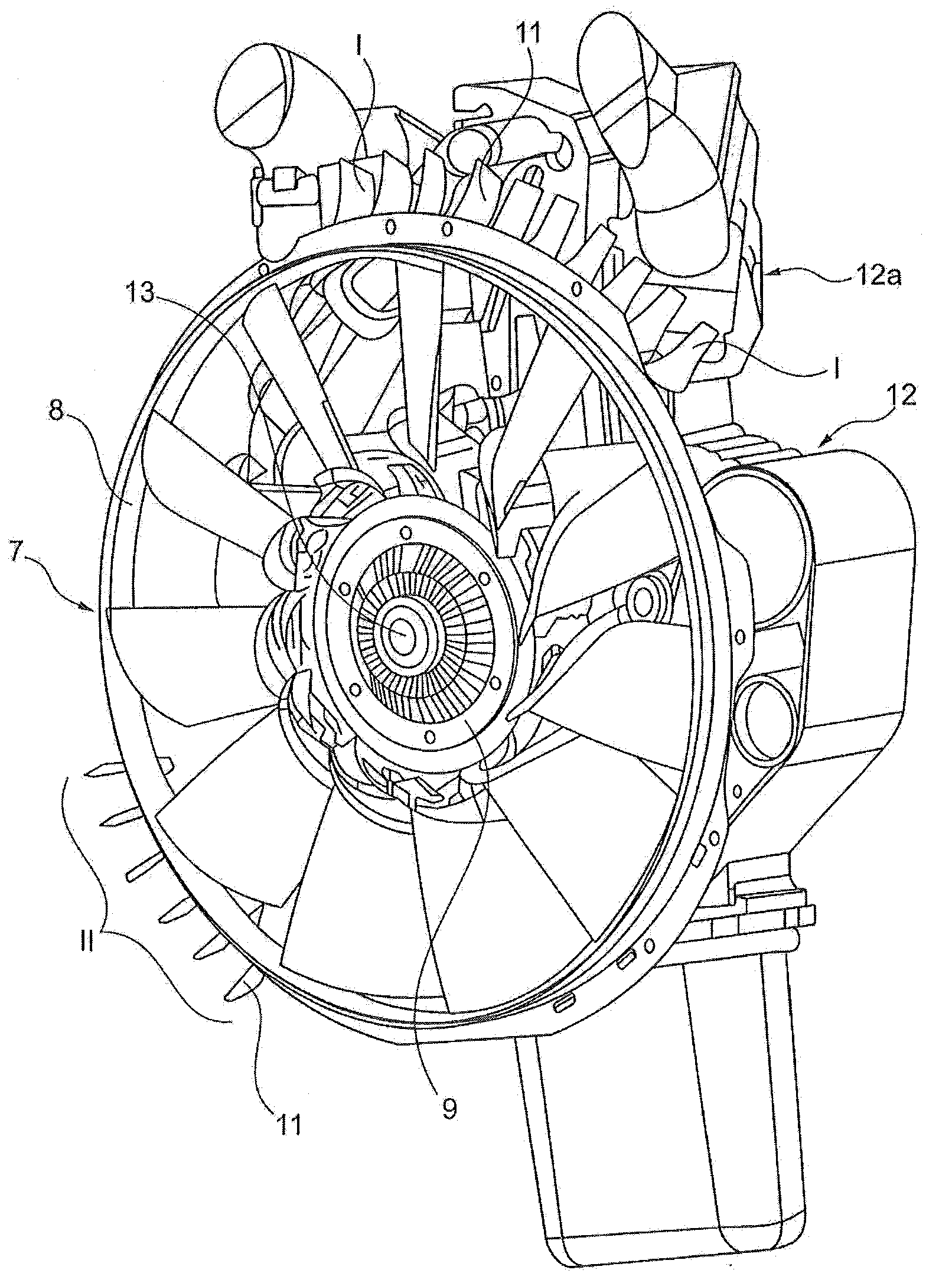 Axial flow fan, in particular for a motor vehicle