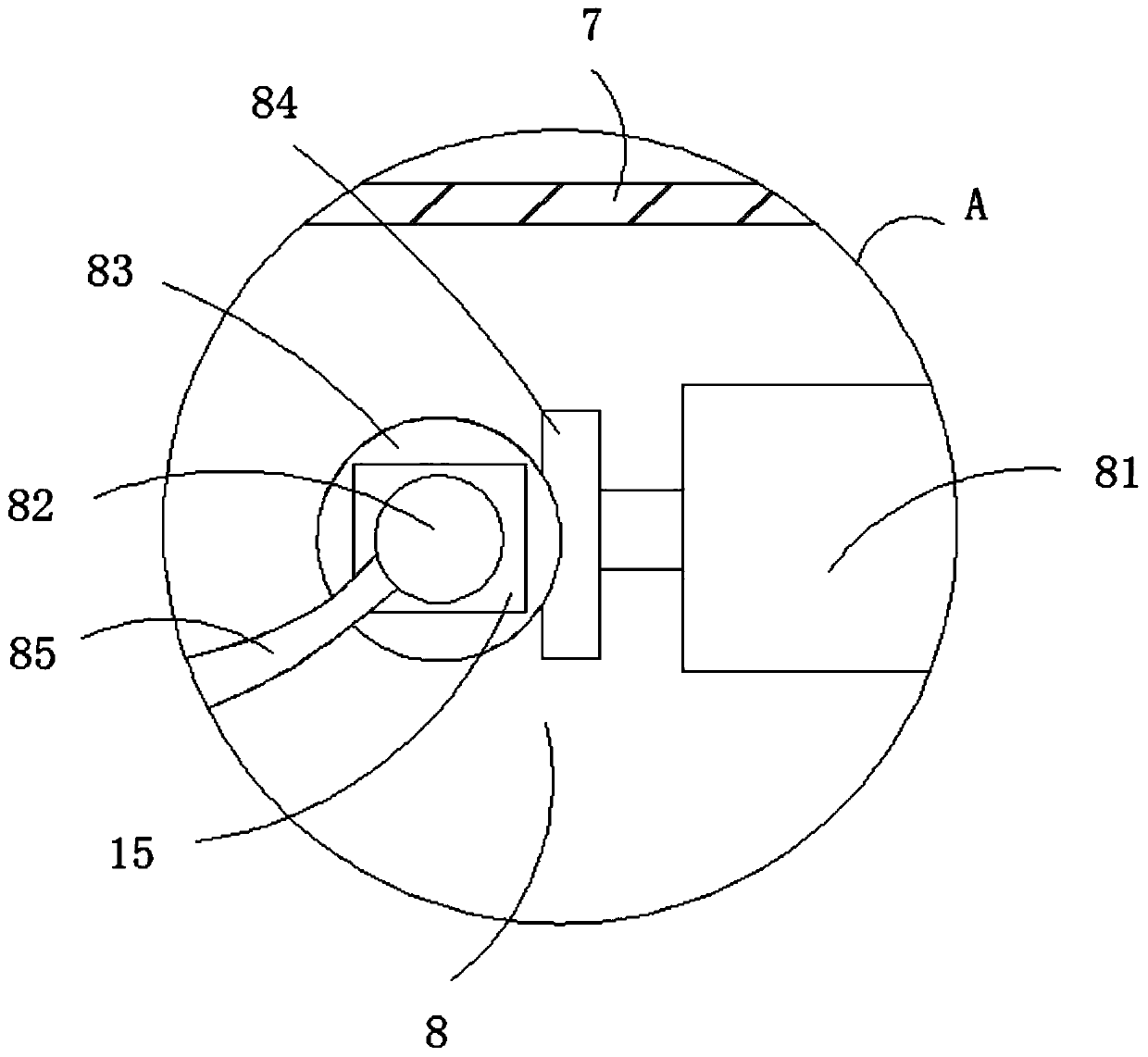 Easily-cleaned municipal engineering sewage pipe network filtering device