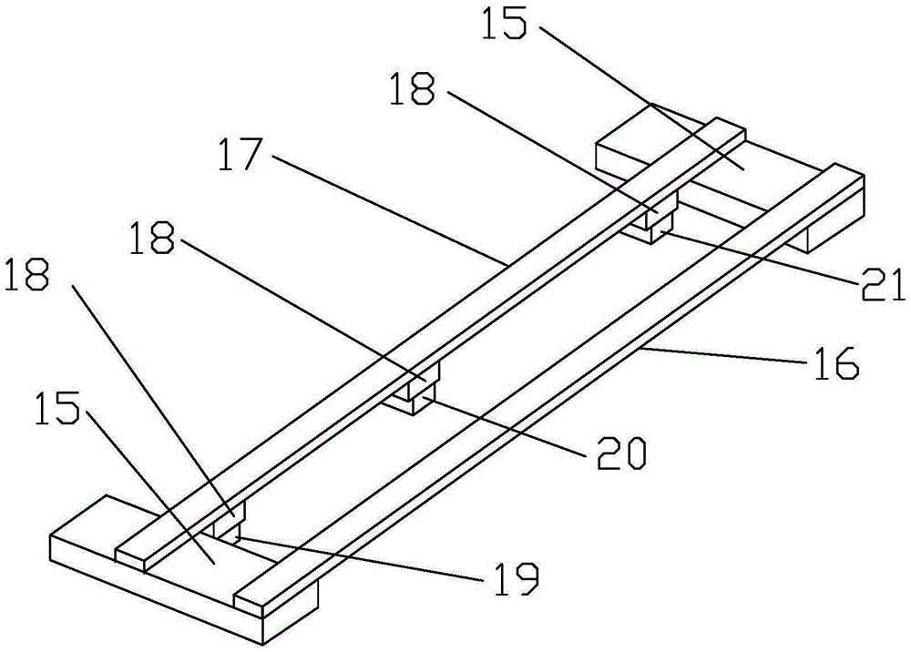Conveying device applied to glass production line