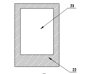 Novel ITO (indium tin oxide) through hole integrated capacitive touch screen and production method thereof