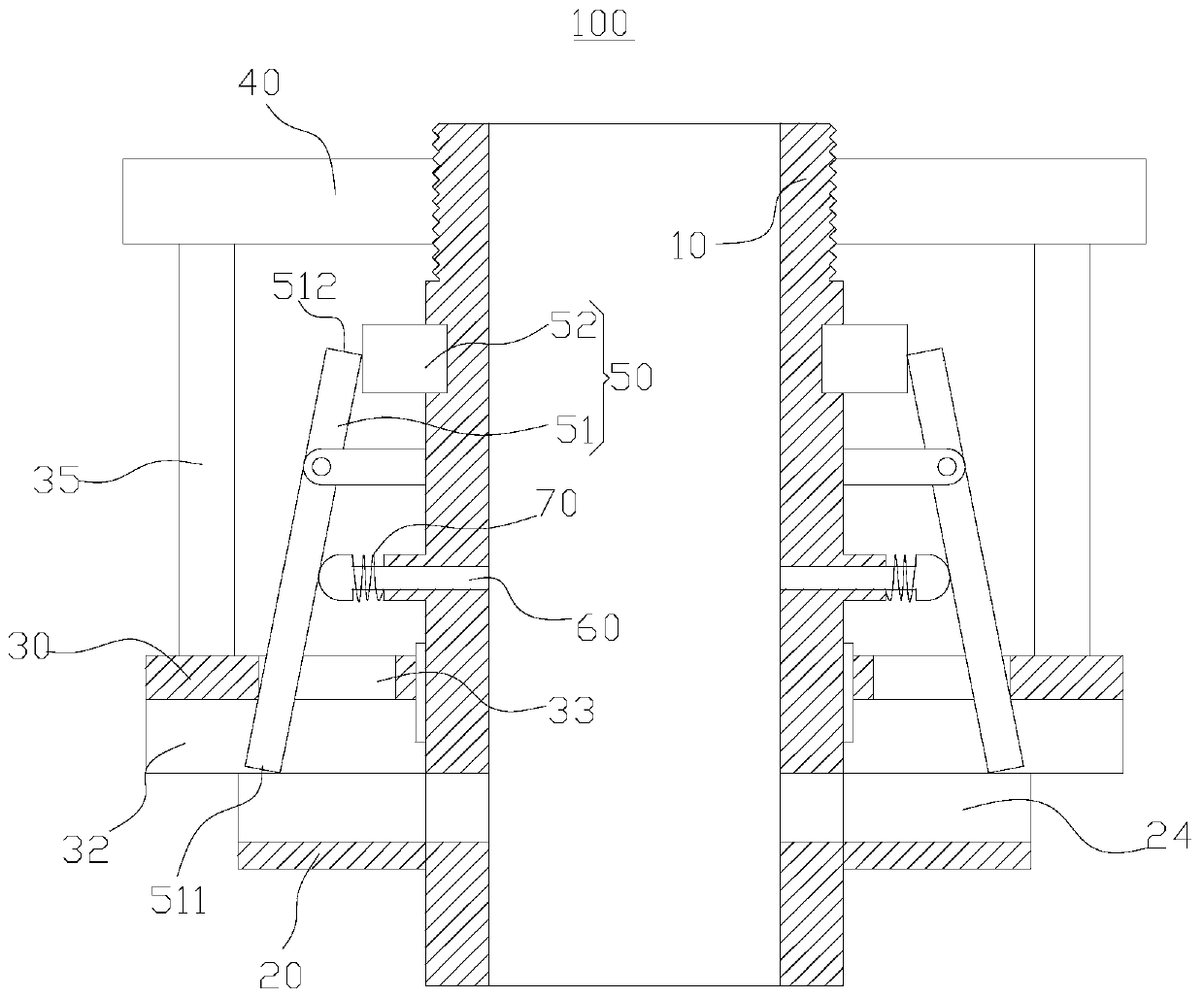 Building steel structure connection device and connection structure