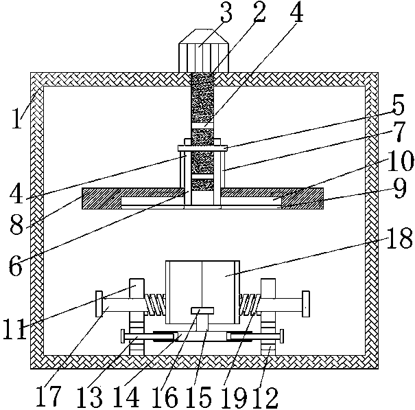 Grinding device capable of adjusting grinding height