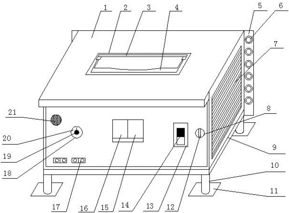 Convenient-to-install household voltage stabilizer