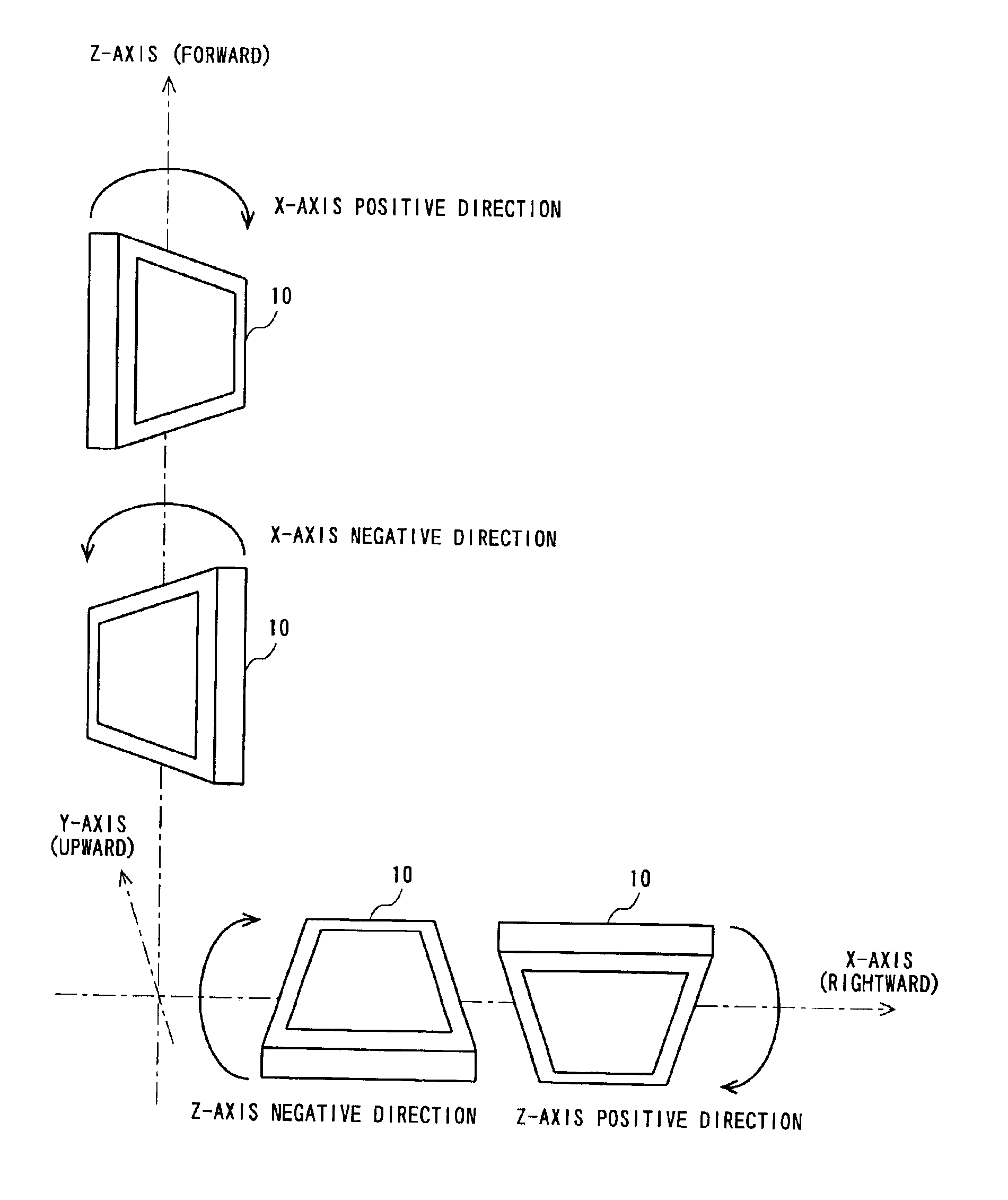 Game system with tilt sensor and game program including viewpoint direction changing feature