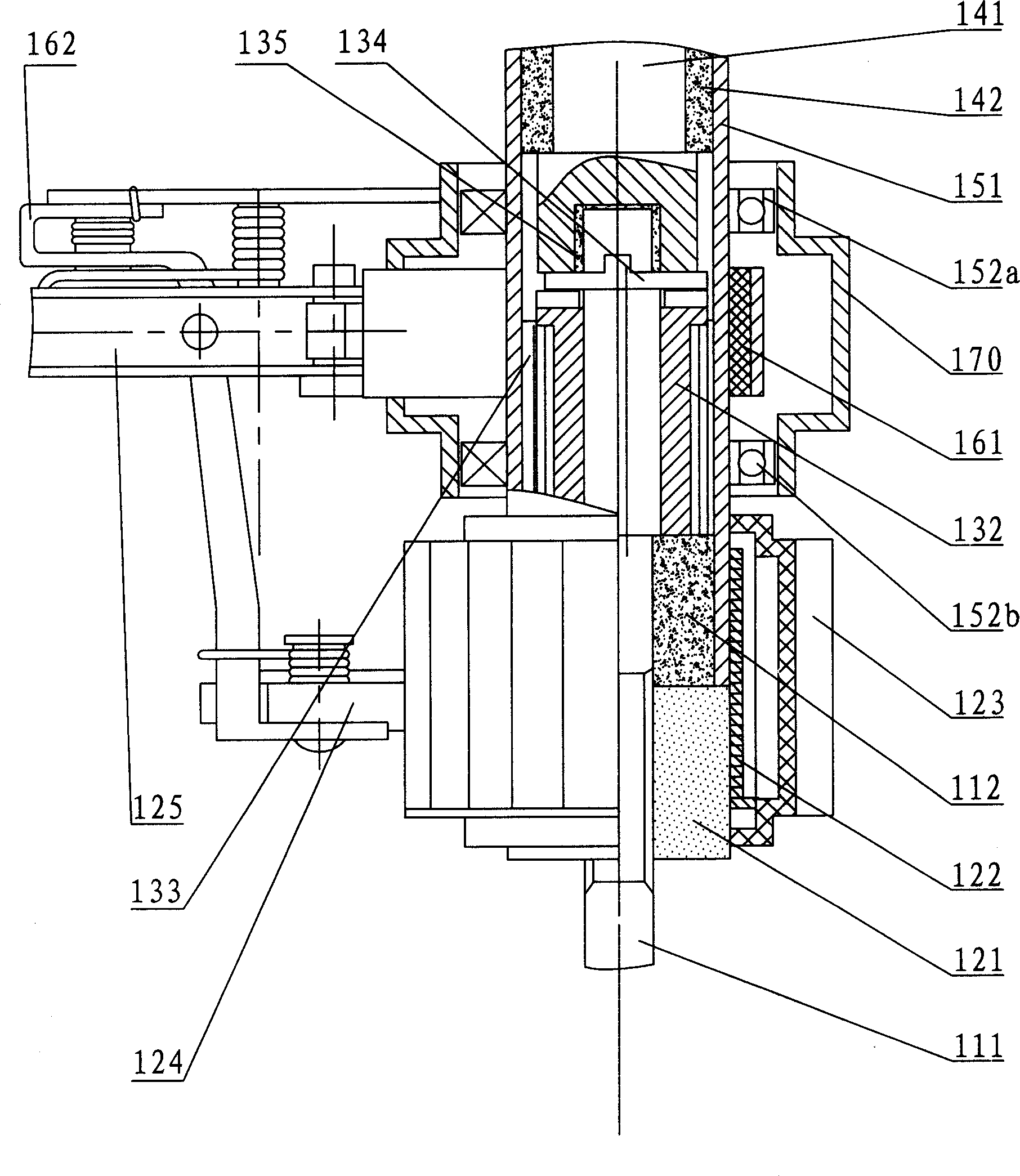 Decelerative clutch for fully-automatic washing machine