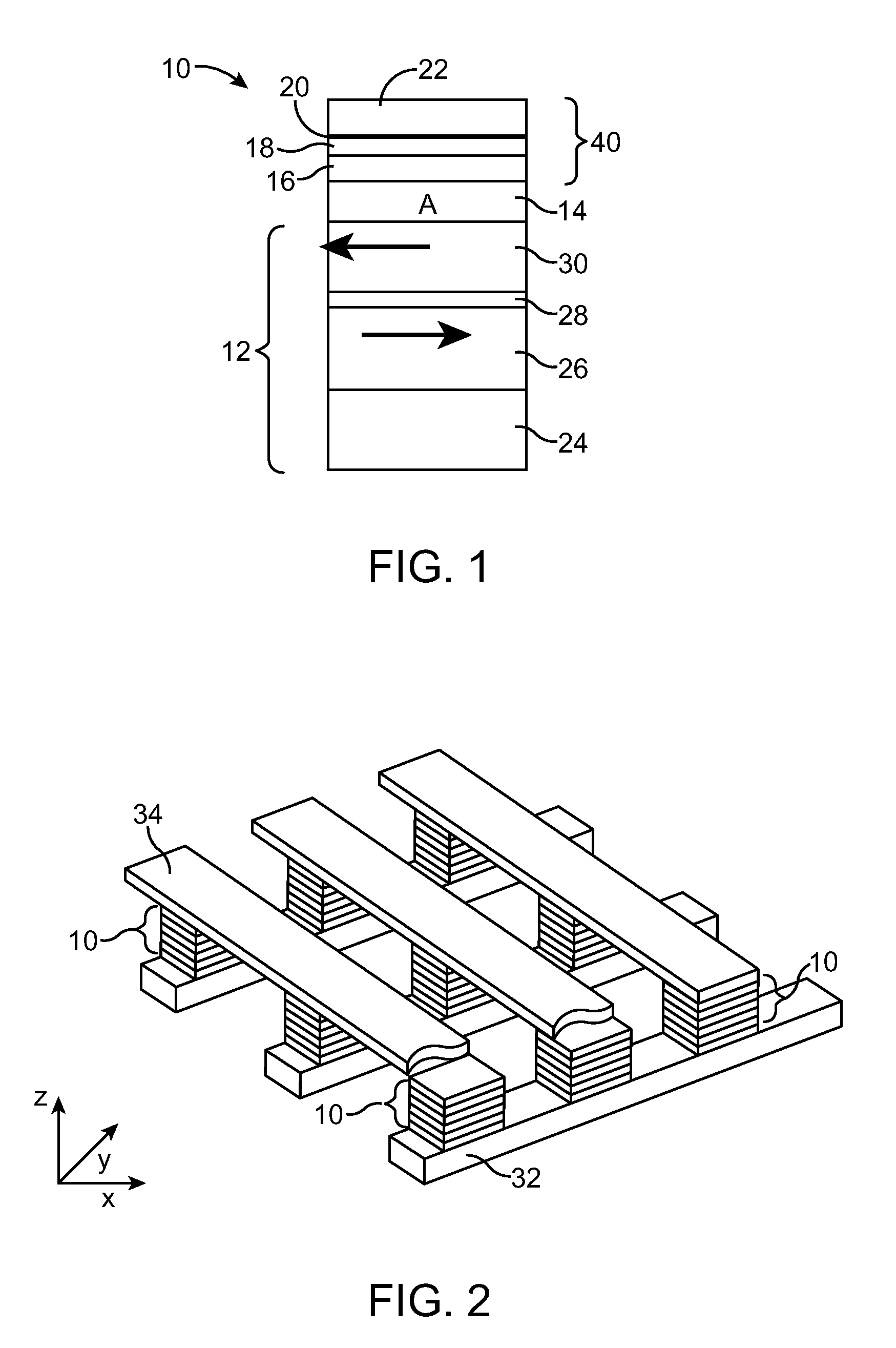 High Capacity Low Cost Multi-Stacked Cross-Line Magnetic Memory