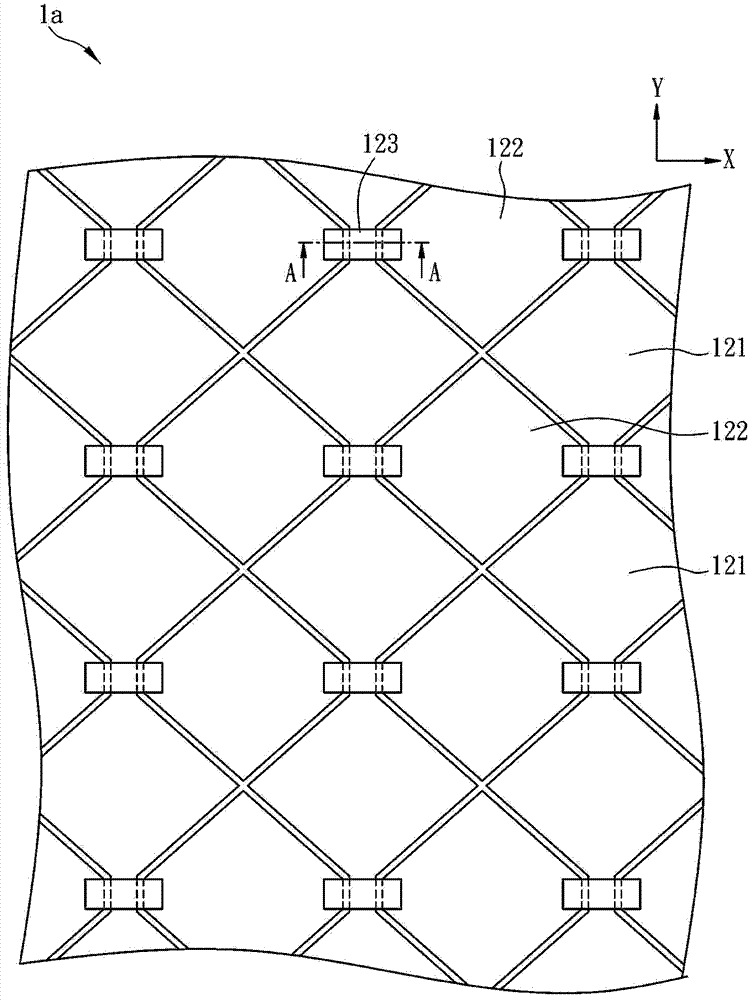 Touch panel and electronic device using same