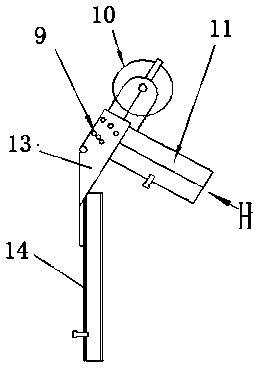 Combined lifting tool for mounting of solar panel and method
