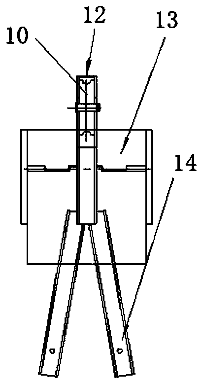 Combined lifting tool for mounting of solar panel and method
