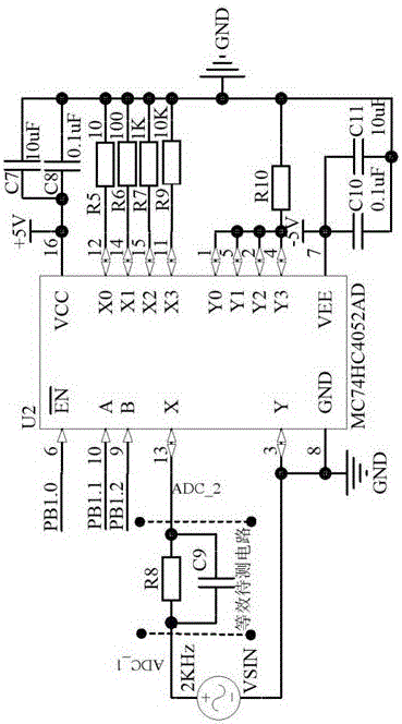 Solution conductivity measuring instrument based on microcontroller