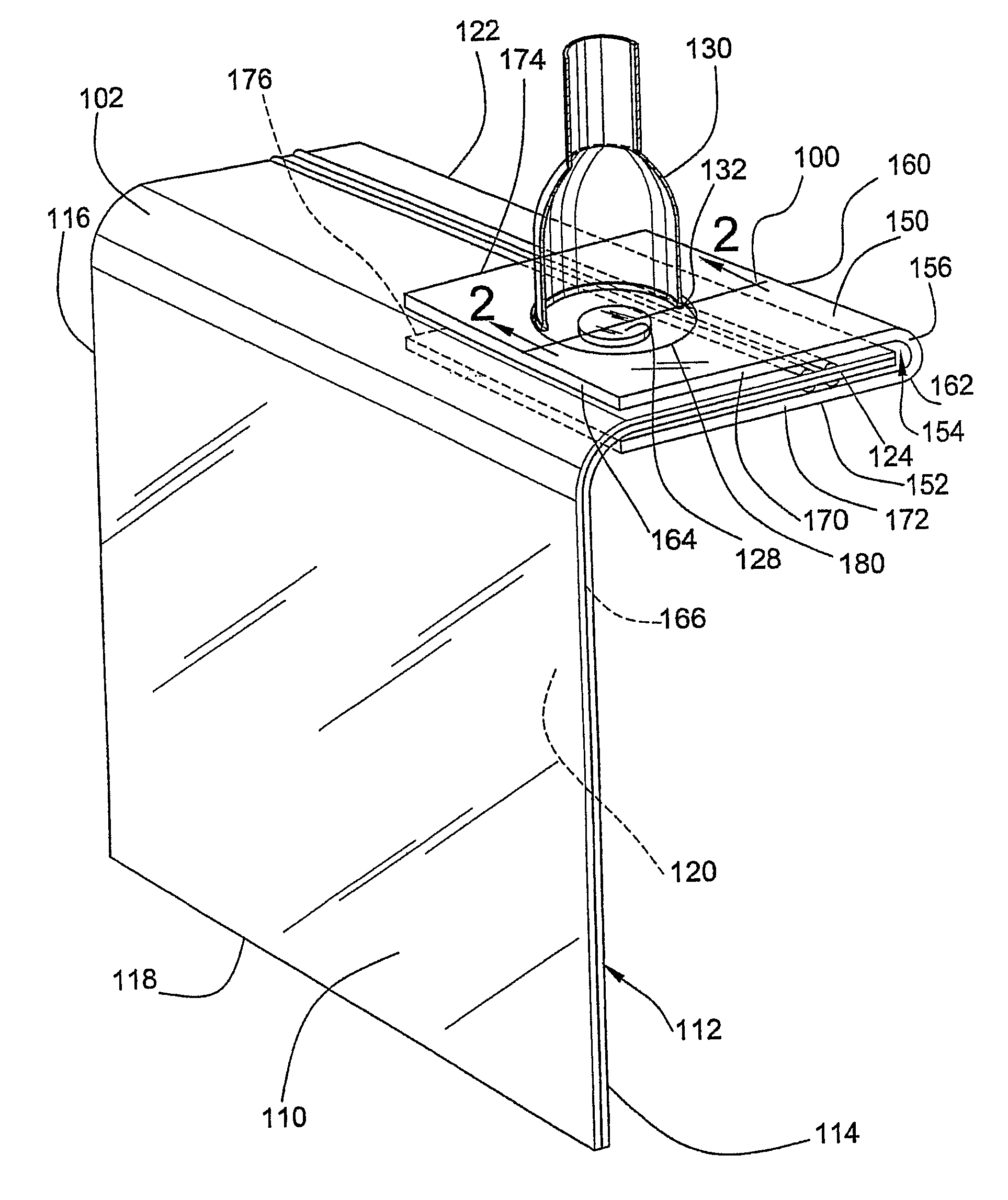 Device and method for evacuating a storage bag