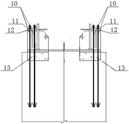 Construction method of steel truss girder bridge with horizontal rotation