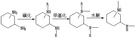 Method for producing N,N'-dimethyl cyclohexanediamine