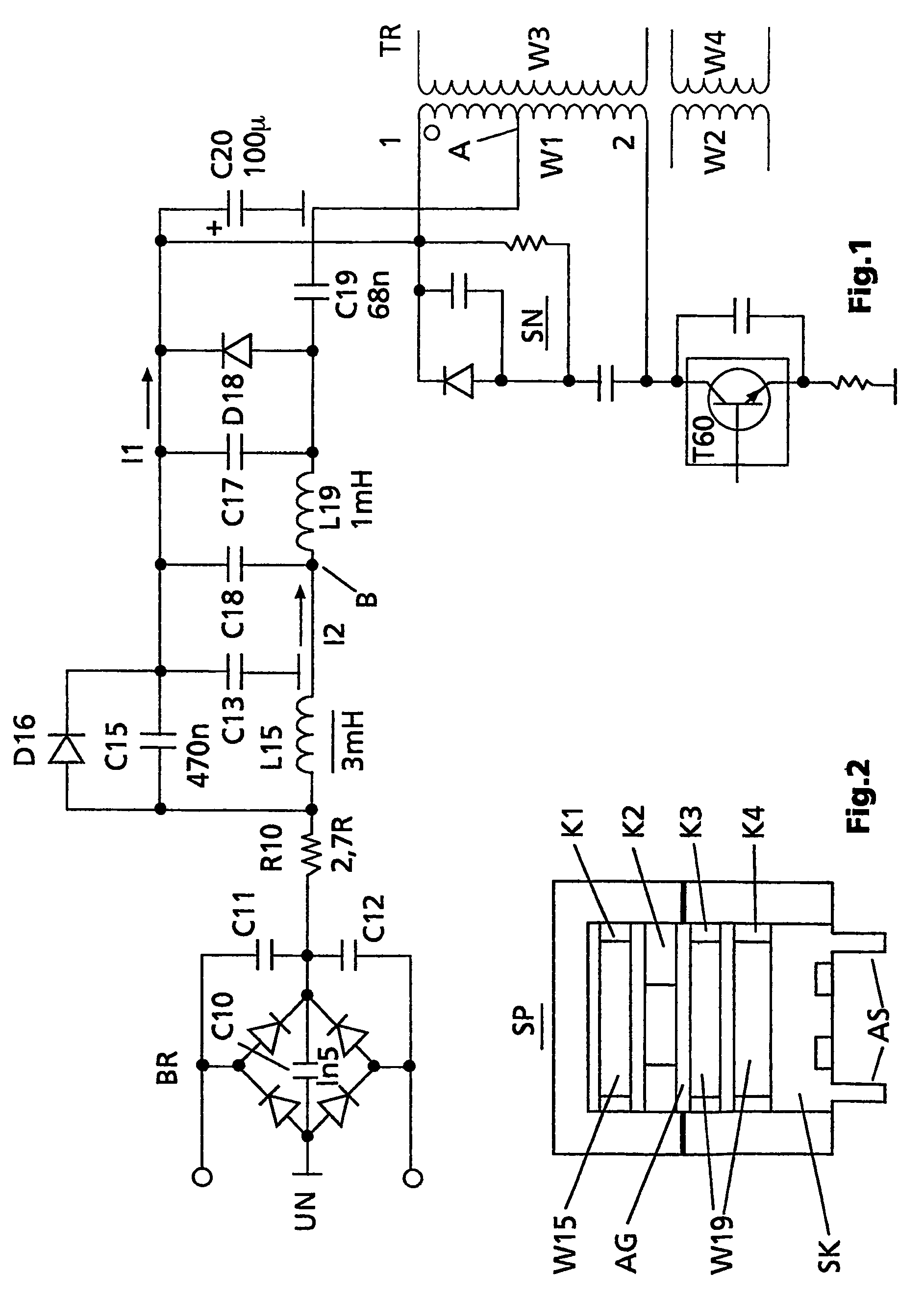 Power factor correction circuit with a coil