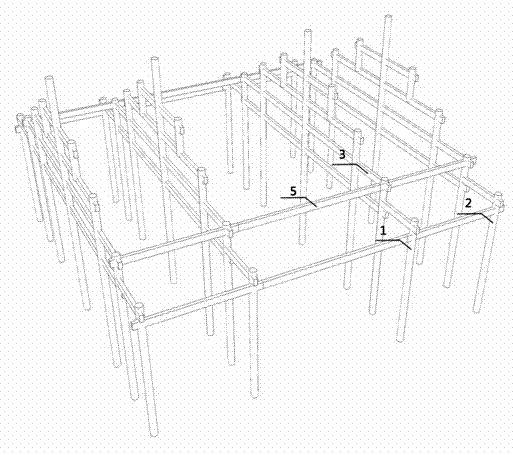 Anti-typhoon wood structure system of dwelling mount wall space considering both sunshade and rainproof function