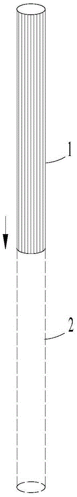 Control rod and control rod assembly capable of flattening core axial power distribution