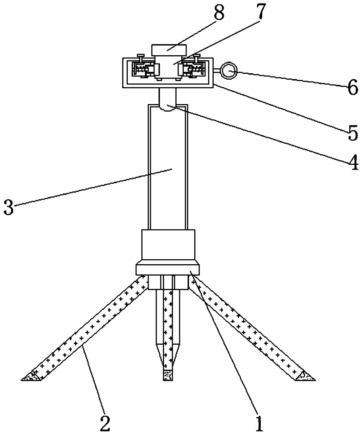 Height-adjustable mounting bracket for communication equipment