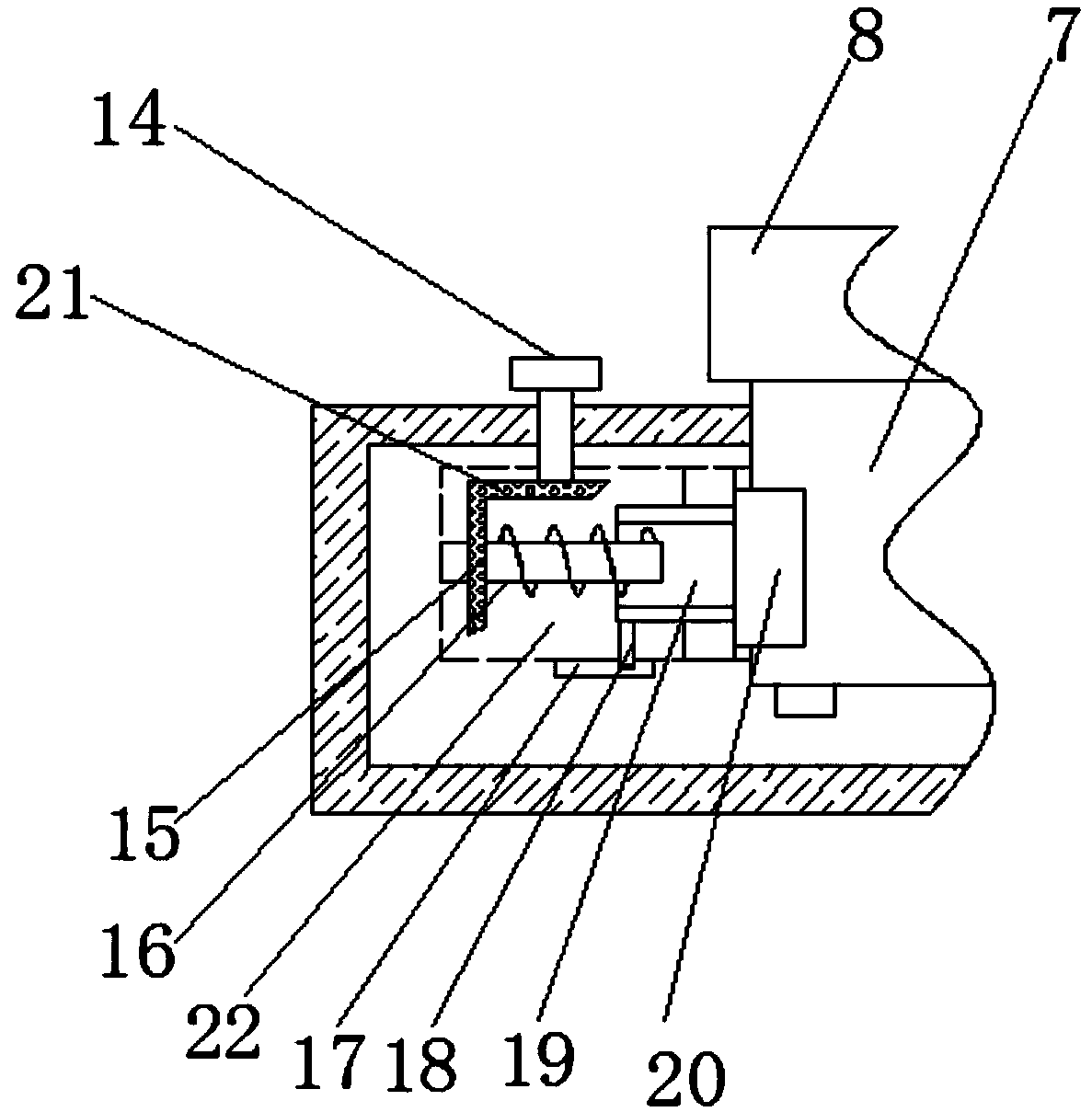 Height-adjustable mounting bracket for communication equipment