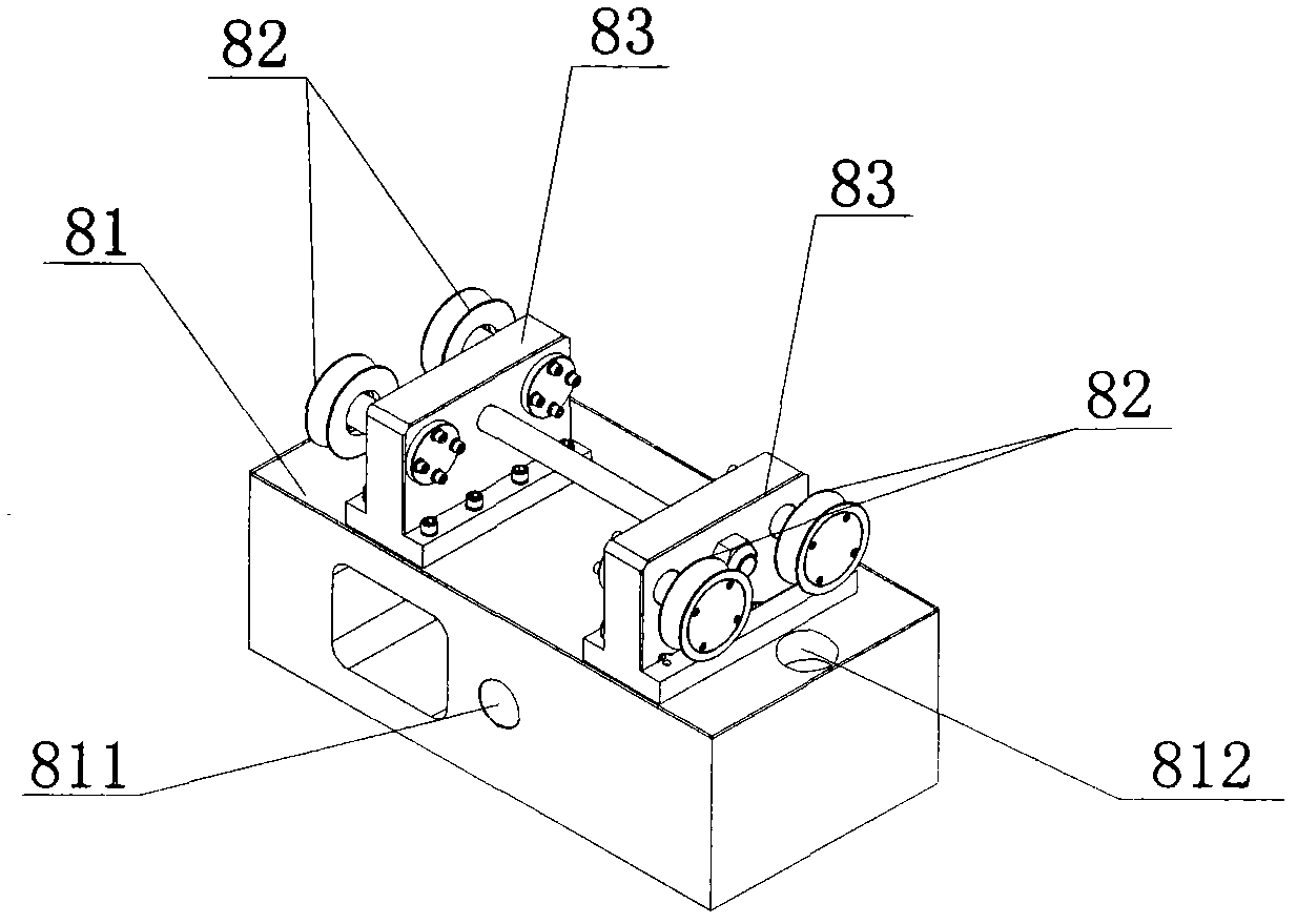 Overall drawing test device for mining anchor rod