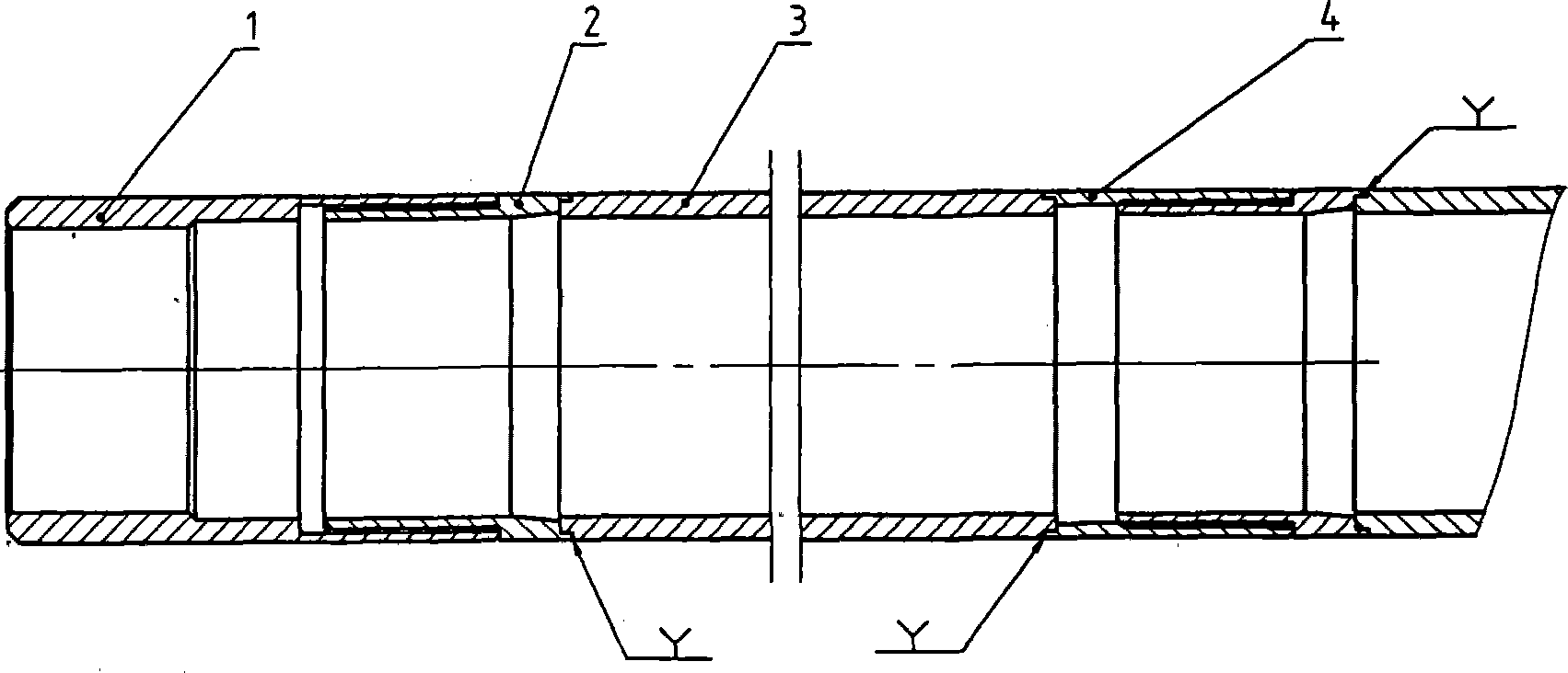Self-advancing recyclable steel pipe pile and construction method