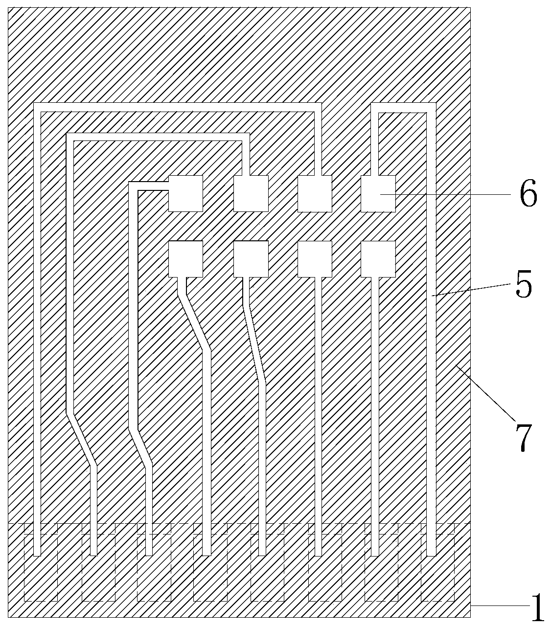 A leadless electroplating method based on finger joint pre-size