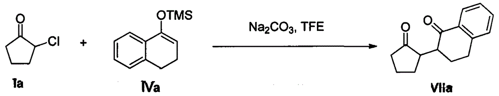 Method for synthesizing 1,4-diketone compound by using 2-halogenated cyclopentanone as raw material