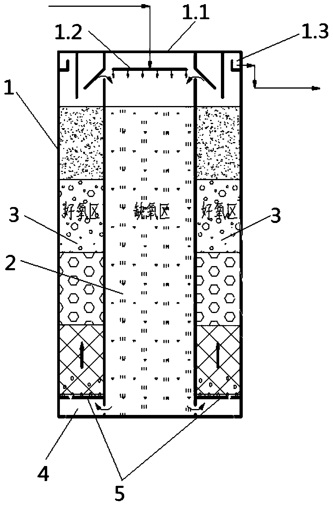 Integrated multi-medium soil technology reactor, and sewage processing method thereof