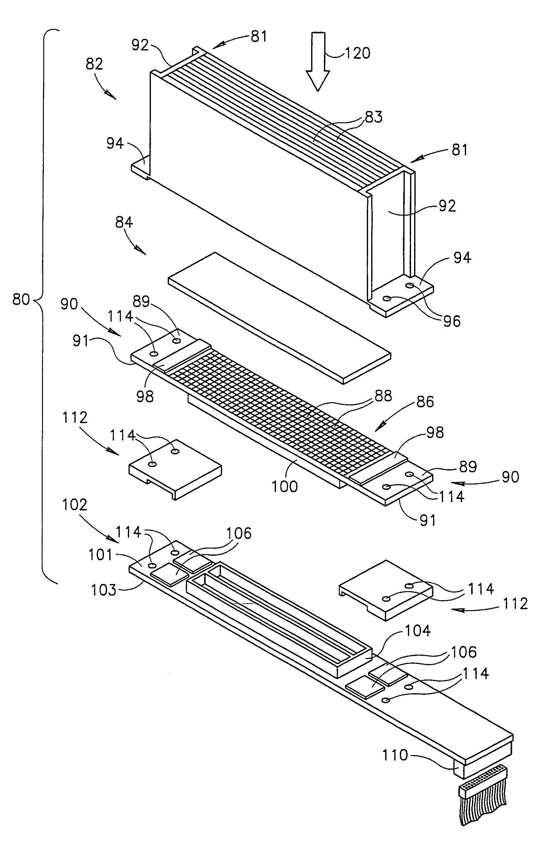 CT detector-module having radiation shielding for the processing circuitry