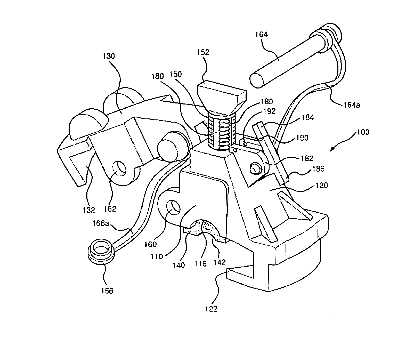 Electric power cable fixing apparatus for an insulator