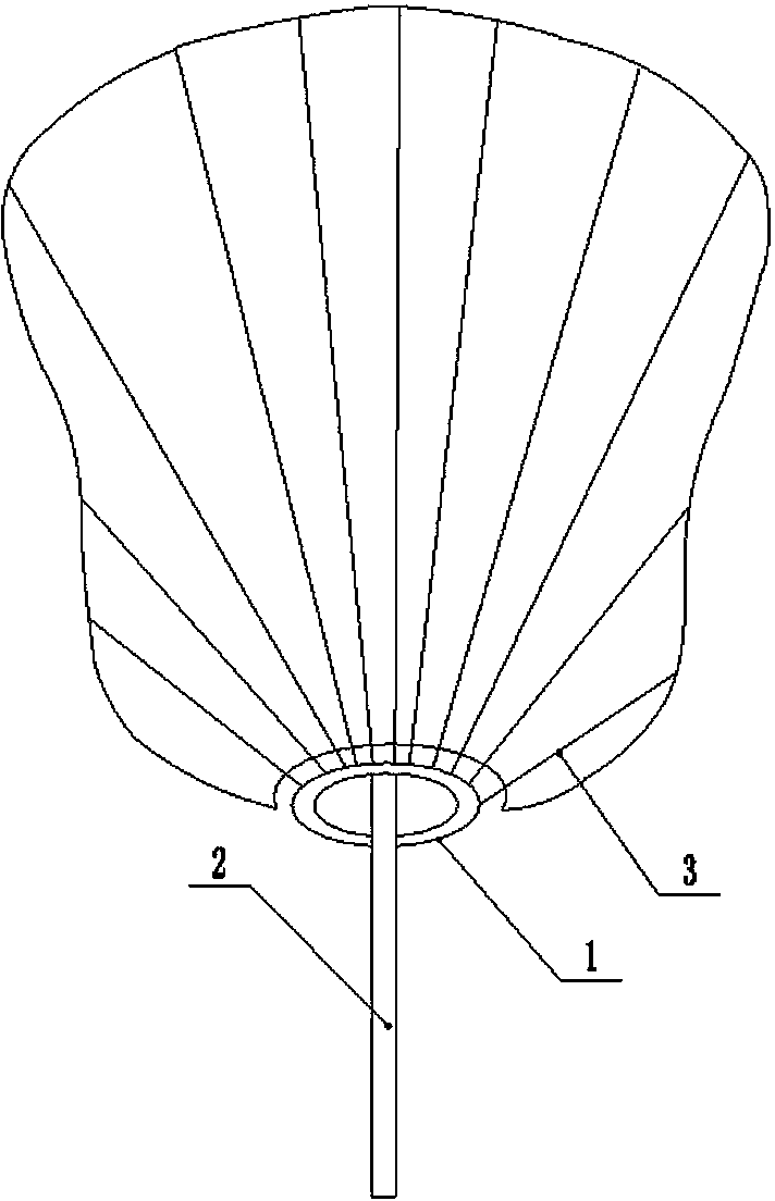 Light attractive durable fan and production method thereof
