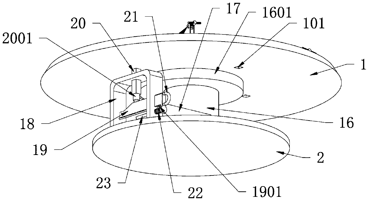 Fixing rack structure with construction drawing fixing function for civil engineering