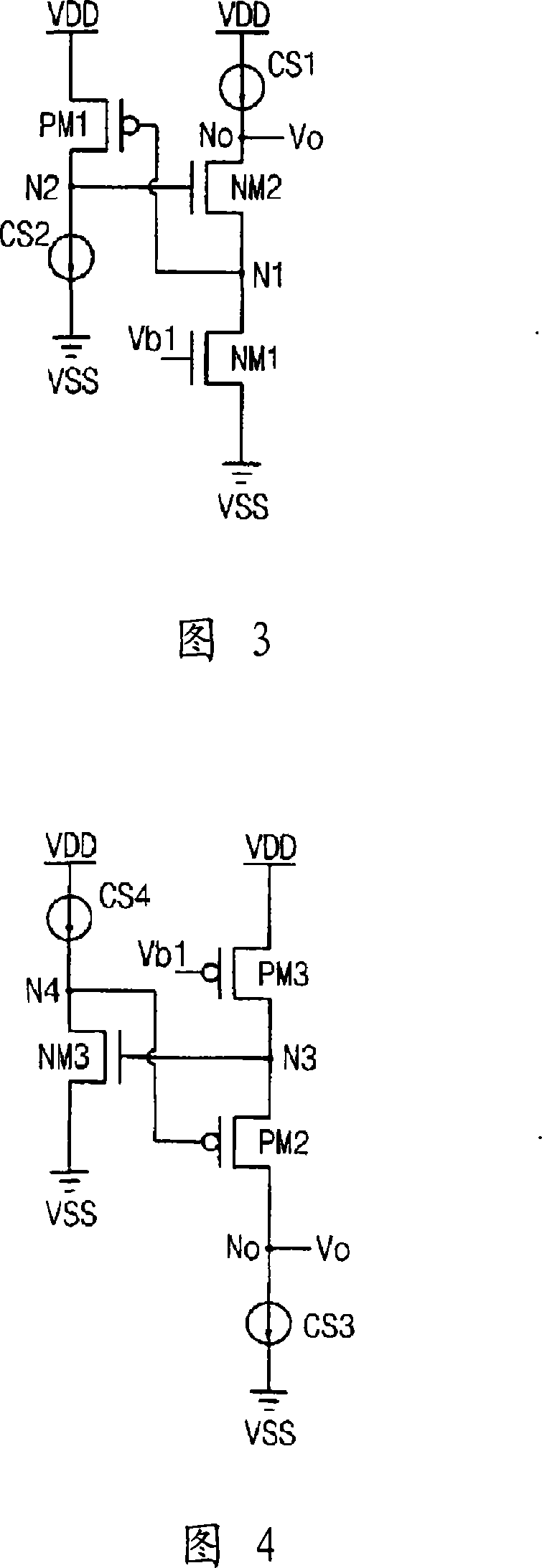 Regulated cascode circuits and cmos analog circuits include the same