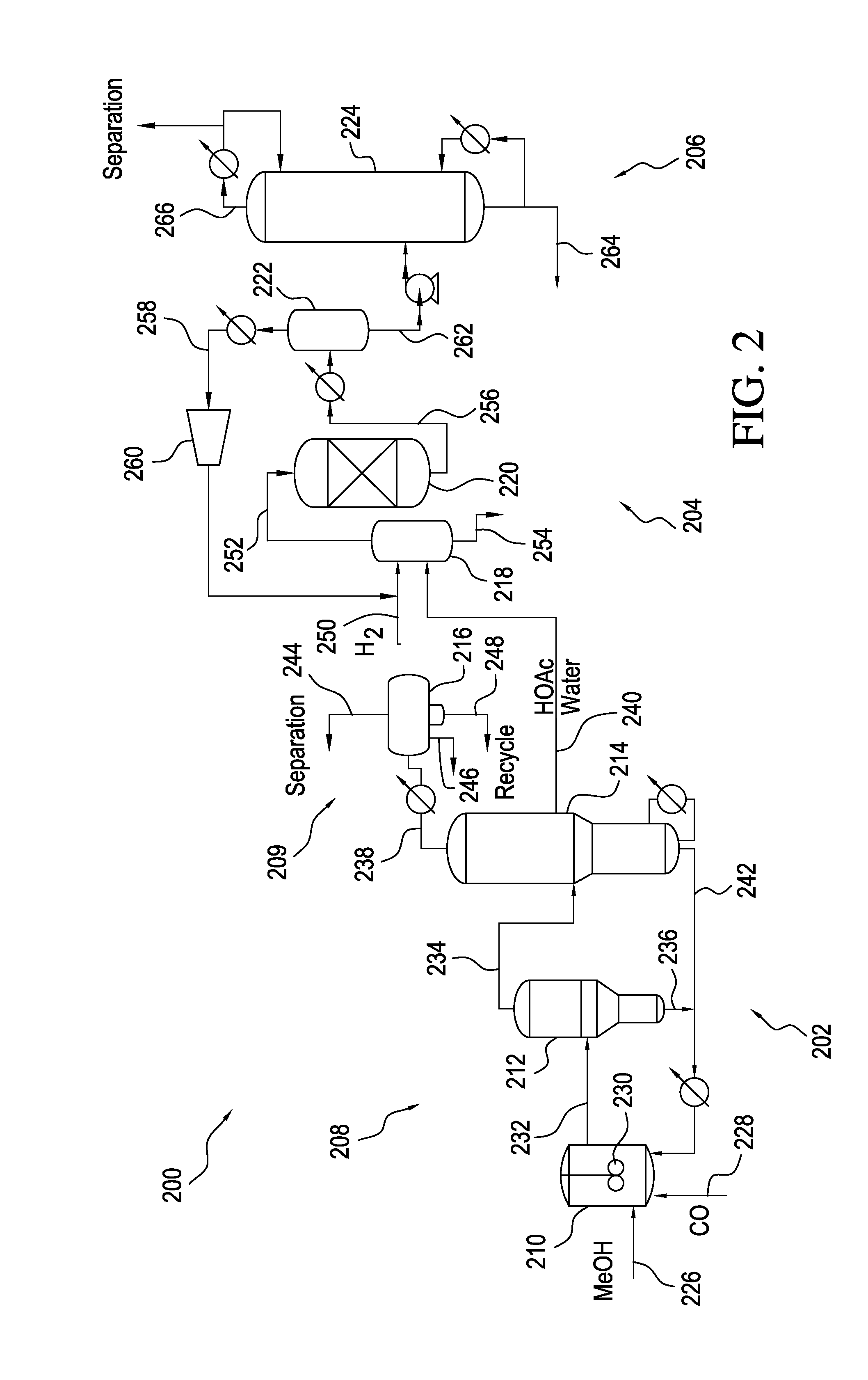 Alcohol production process integrating acetic acid feed stream comprising water from carbonylation process