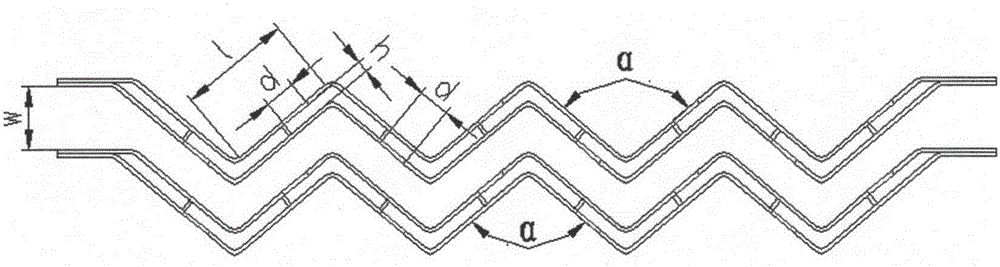 Steam-water separation corrugated plate and separation device