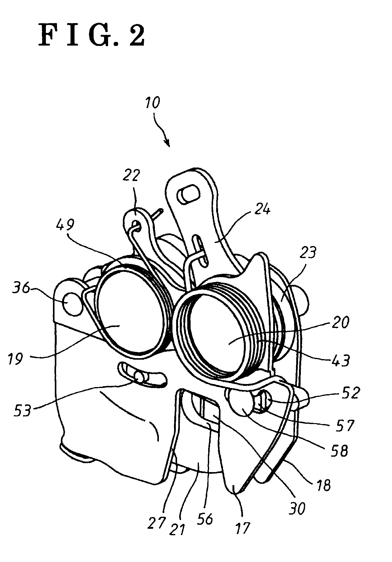 Lock device for a vehicle