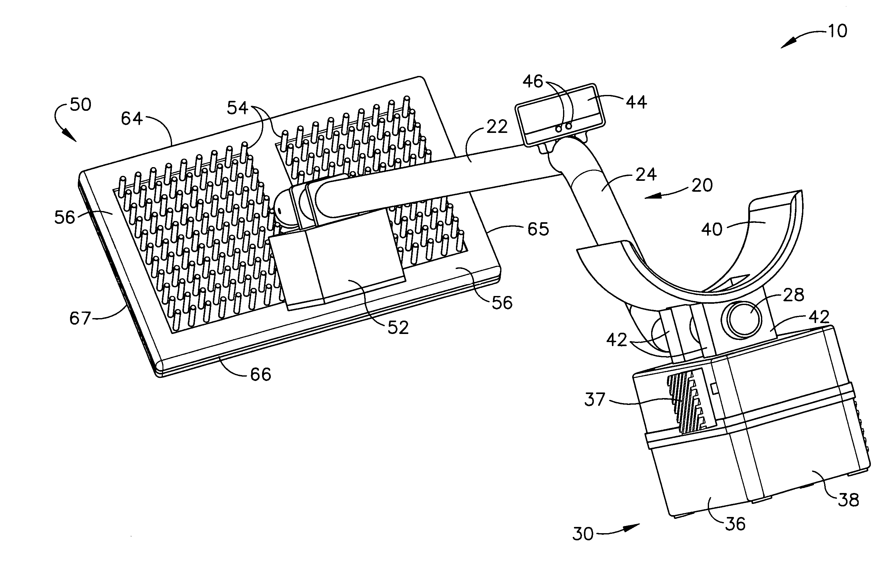 Method and apparatus for attaching a membrane roof using an arm-held induction heating apparatus