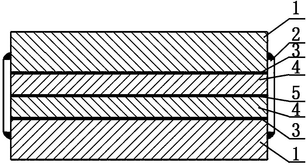 Pack rolling production method of titanium steel composite board