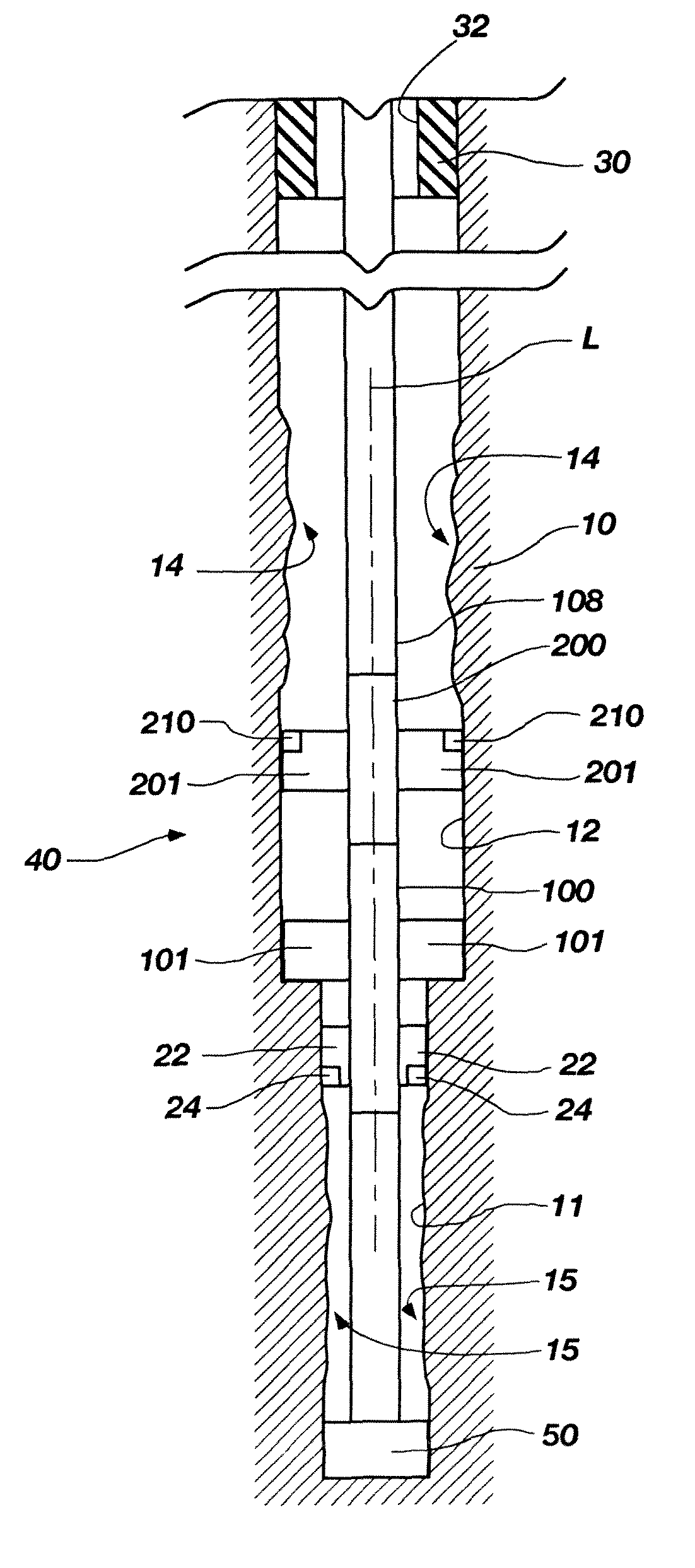 Stabilizer and reamer system having extensible blades and bearing pads and method of using same
